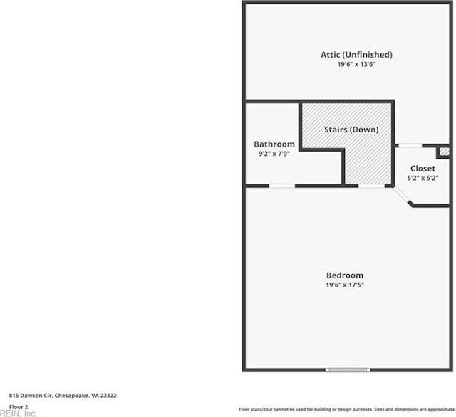 816 Dawson Cir, Chesapeake, VA 23322 - property floor plan