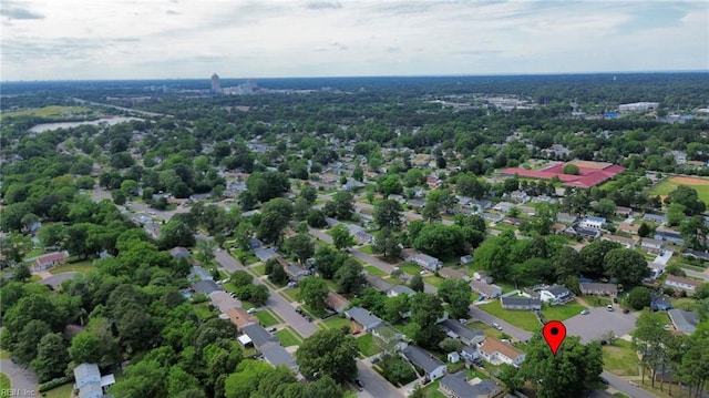 aerial view of property and surrounding area