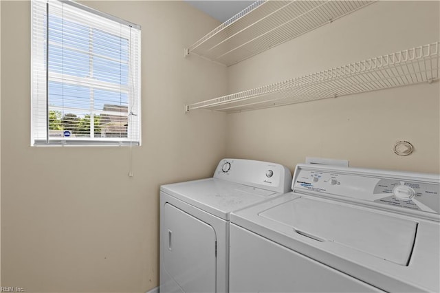 515 Battery Ave, Suffolk, VA 23434 - clothes washing area with washer and clothes dryer
