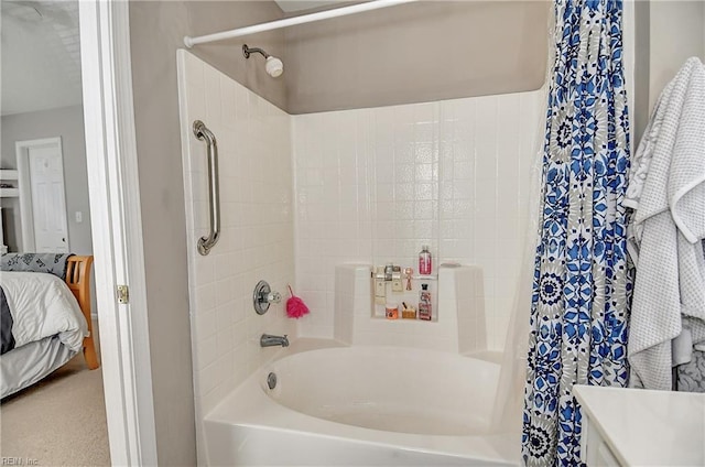 5120 Bardith Cir, Virginia Beach, VA 23455 - ensuite bathroom with shower / bath combination with curtain