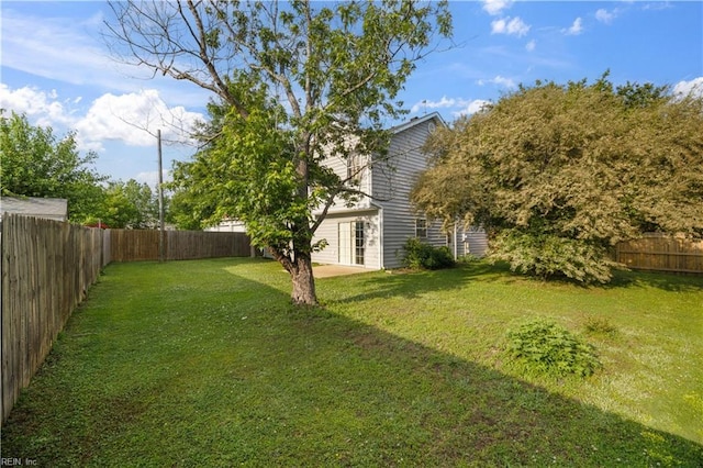view of yard featuring a patio area