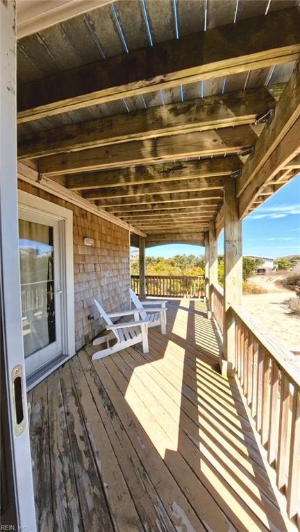 2390 Sandfiddler Rd, Corolla, NC 27927 - view of wooden deck