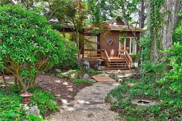 2029 Heron Ct, Suffolk, VA 23433 - view of yard with a deck