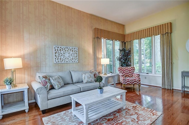 2029 Heron Ct, Suffolk, VA 23433 - living room featuring wood finished floors and baseboards