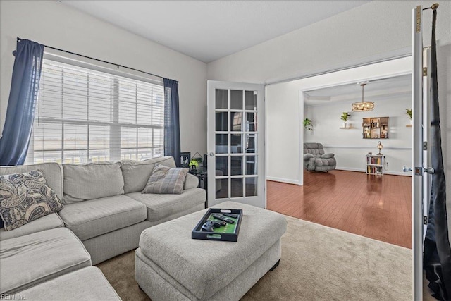 254 Mcpherson Rd, South Mills, NC 27976 - living room with wood finished floors and baseboards