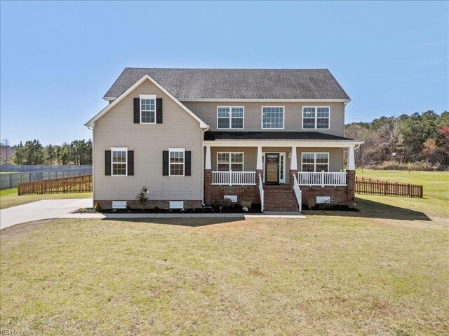254 Mcpherson Rd, South Mills, NC 27976 - view of front of property featuring crawl space and a porch