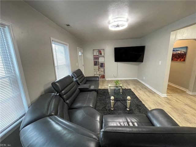 220 Chesterfield Rd, Hampton, VA 23661 - living area featuring wood finished floors and baseboards