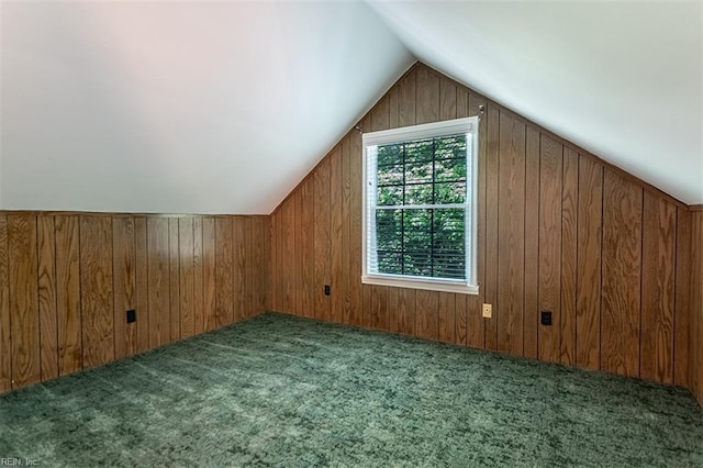 205 Shackleford Rd, Yorktown, VA 23693 - bonus room with wooden walls, lofted ceiling, and carpet