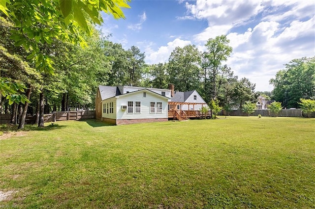 205 Shackleford Rd, Yorktown, VA 23693 - back of property featuring a deck