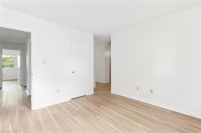 13024 Green Grove Ln, Newport News, VA 23608 - spare room featuring light wood-type flooring and baseboards