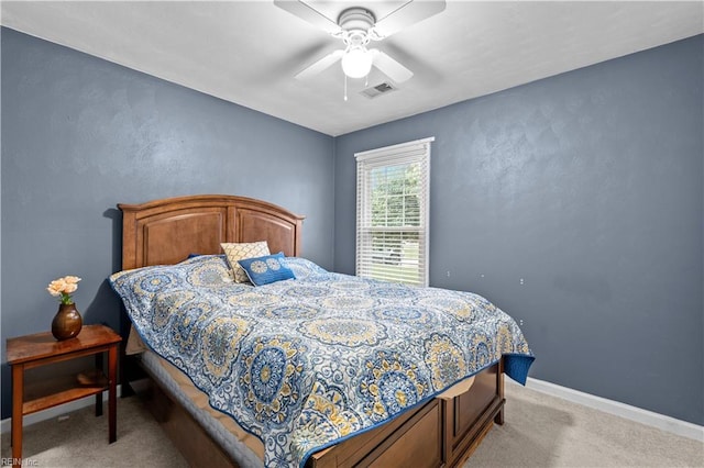 3412 Winterhawk Ct, Chesapeake, VA 23323 - bedroom featuring light colored carpet, ceiling fan, and baseboards