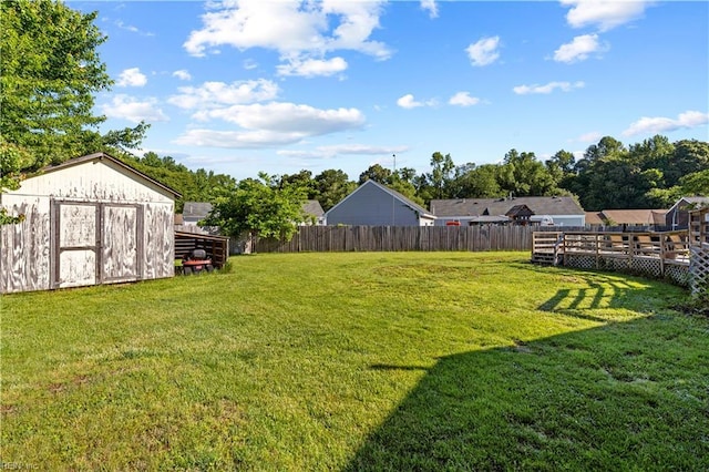 3412 Winterhawk Ct, Chesapeake, VA 23323 - view of yard with a storage shed and an outbuilding