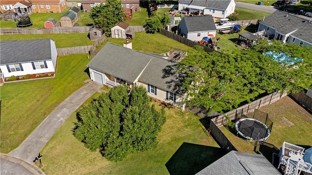 3412 Winterhawk Ct, Chesapeake, VA 23323 - aerial perspective of suburban area