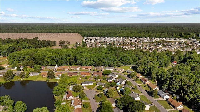 3412 Winterhawk Ct, Chesapeake, VA 23323 - view of property location with a large body of water, a forest, and nearby suburban area