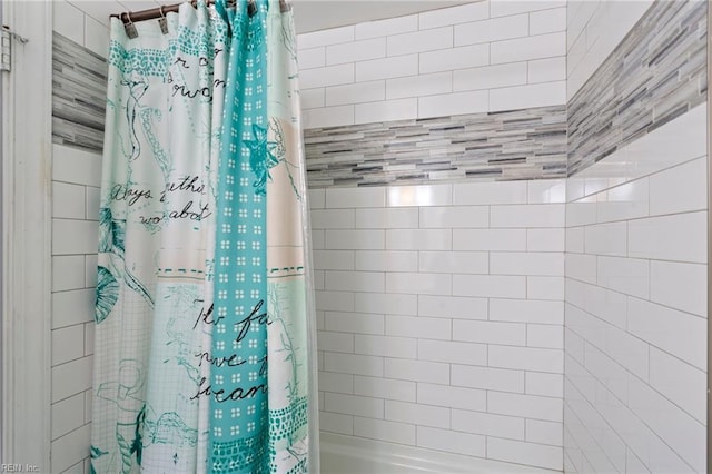 628 Briarwood Dr, Chesapeake, VA 23322 - bathroom featuring shower / tub combo with curtain