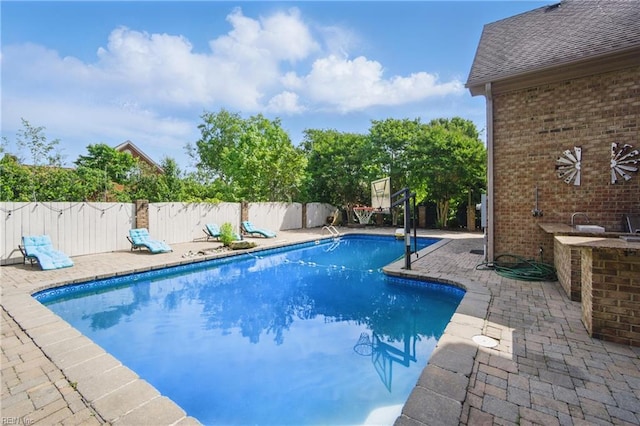 200 Avonlea Dr, Chesapeake, VA 23322 - view of pool featuring a patio area and a fenced backyard
