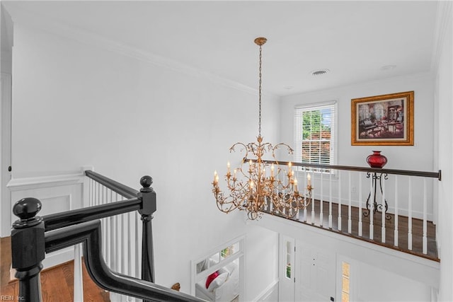 2900 Thomas Smith Ln, Williamsburg, VA 23185 - detailed view of a chandelier and crown molding