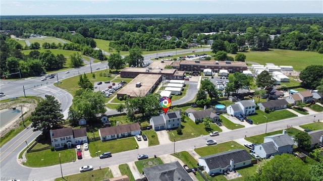 2809 Cedar Cove Ln, Chesapeake, VA 23323 - aerial view of property and surrounding area with a forest