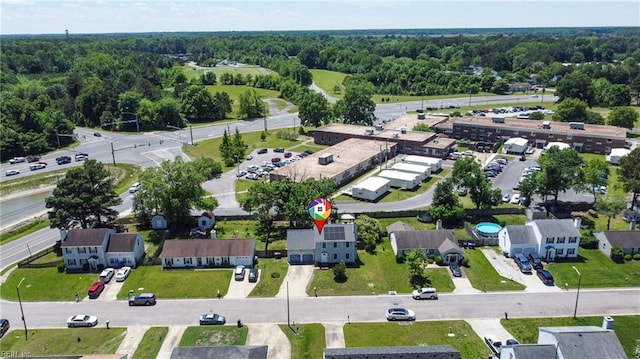 2809 Cedar Cove Ln, Chesapeake, VA 23323 - drone / aerial view of a heavily wooded area