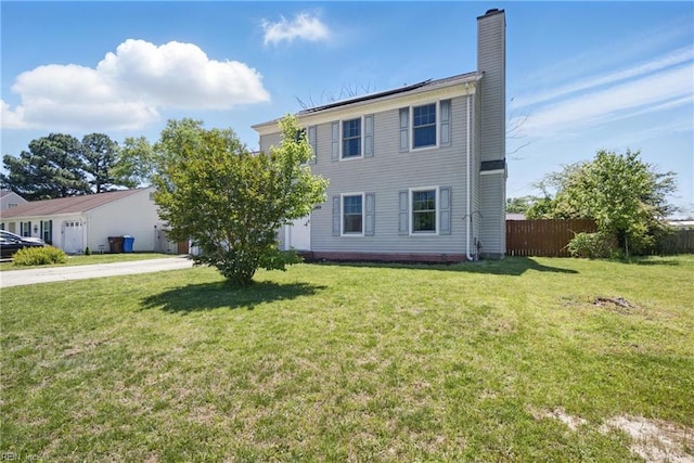 2809 Cedar Cove Ln, Chesapeake, VA 23323 - view of front of home featuring a chimney