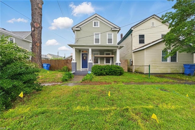 1117 Perry St, Chesapeake, VA 23324 - view of front of house with a porch