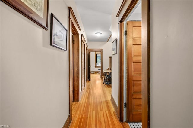 226 Lucile Ave, Norfolk, VA 23504 - hallway featuring light wood-style floors and baseboards