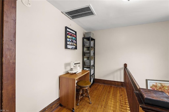 226 Lucile Ave, Norfolk, VA 23504 - home office featuring hardwood / wood-style flooring and baseboards