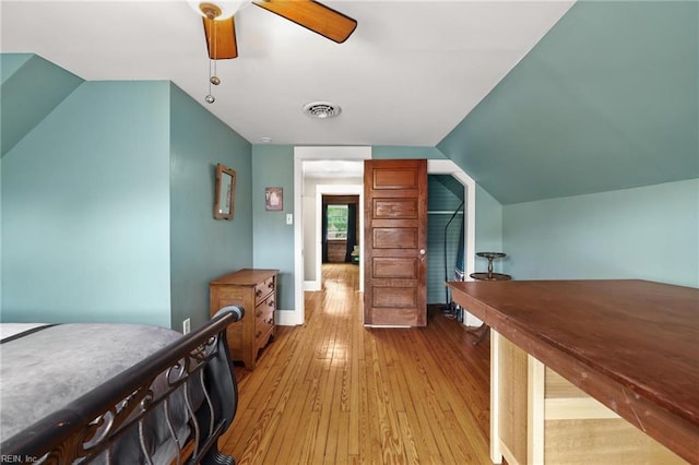 226 Lucile Ave, Norfolk, VA 23504 - bedroom featuring hardwood / wood-style floors, a ceiling fan, and baseboards