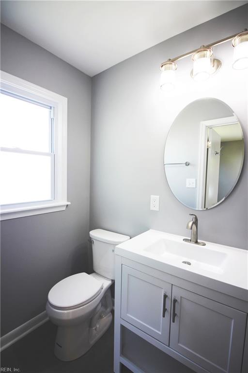 808 Williams Ave, Chesapeake, VA 23323 - bathroom featuring toilet and vanity