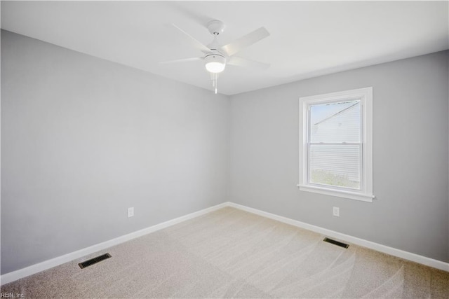 808 Williams Ave, Chesapeake, VA 23323 - carpeted spare room featuring ceiling fan and baseboards