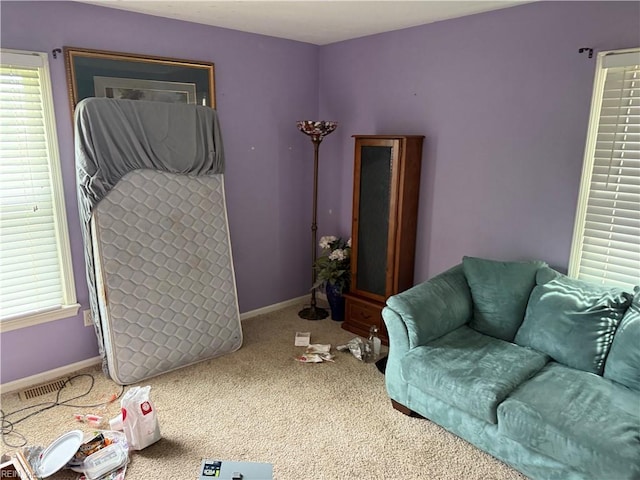 431 Mishannock Way, Chesapeake, VA 23323 - living room with carpet and baseboards