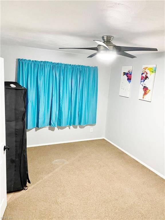 1248 Gladiola Cres, Virginia Beach, VA 23453 - carpeted empty room with ceiling fan and baseboards