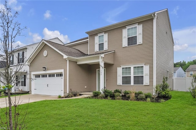 122 American Way, Suffolk, VA 23434 - traditional-style home with concrete driveway and a garage