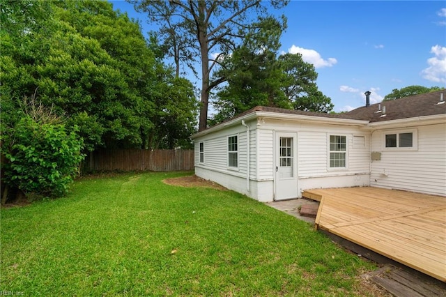 669 Kenneth Rd, Virginia Beach, VA 23462 - view of yard featuring a deck