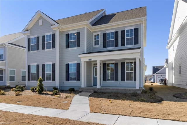 2237 Sanibel Ln, Chesapeake, VA 23321 - view of front facade with a porch