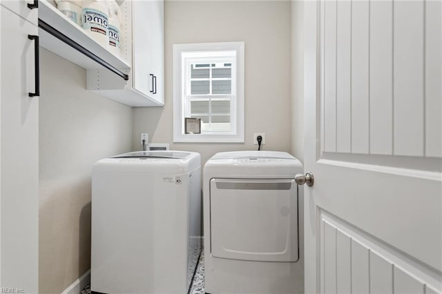 2316 William D Lee Ct, Virginia Beach, VA 23456 - washroom featuring cabinet space and washing machine and clothes dryer