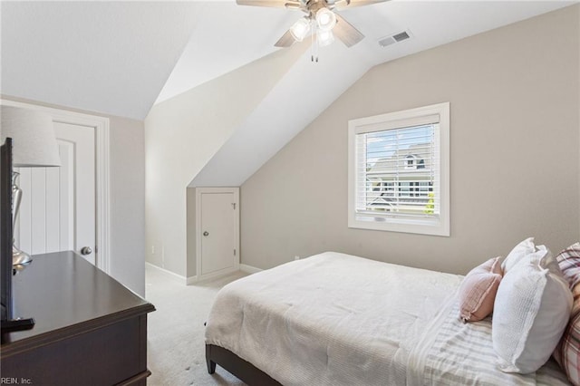 2316 William D Lee Ct, Virginia Beach, VA 23456 - carpeted bedroom with lofted ceiling, ceiling fan, and baseboards