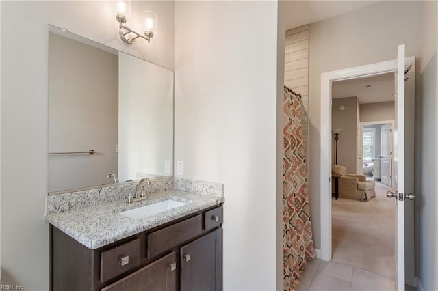 2316 William D Lee Ct, Virginia Beach, VA 23456 - bathroom featuring vanity and tile patterned floors