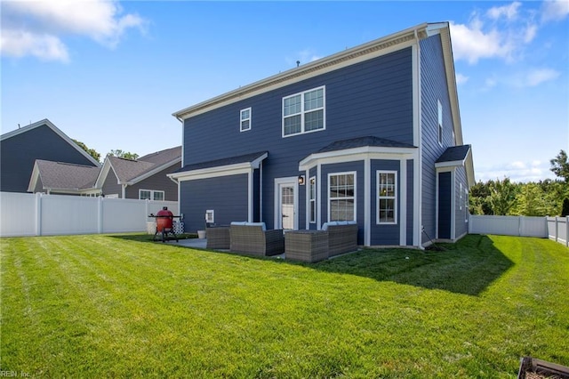 2316 William D Lee Ct, Virginia Beach, VA 23456 - back of house featuring a patio area and an outdoor living space