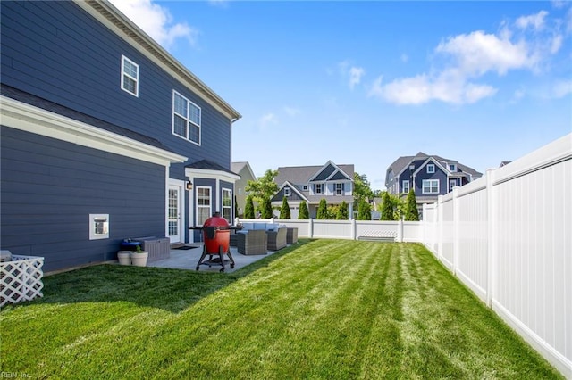 2316 William D Lee Ct, Virginia Beach, VA 23456 - view of yard with a patio, outdoor lounge area, and a residential view