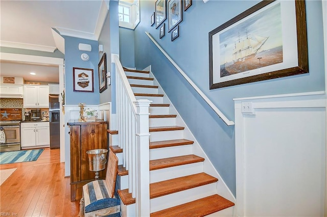 9527 24th Bay St, Norfolk, VA 23518 - stairs with hardwood / wood-style floors