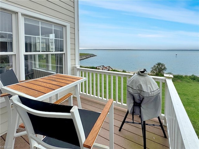 564 Riverside Dr, Lancaster, VA 22503 - balcony with a water view