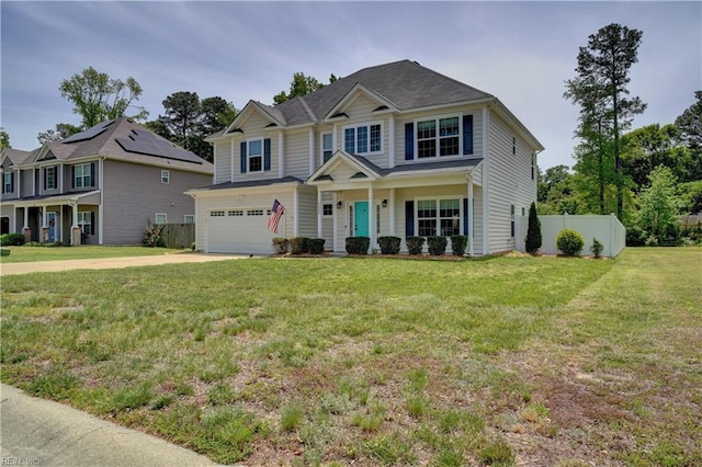 6884 Emerson Ln, Hayes, VA 23072 - view of front facade featuring a garage and driveway