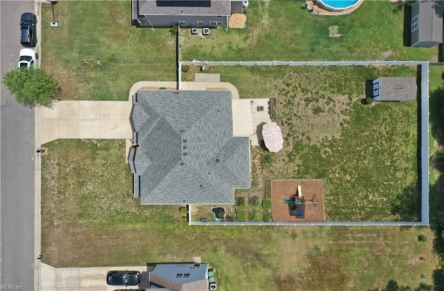6884 Emerson Ln, Hayes, VA 23072 - bird's eye view of a pool area