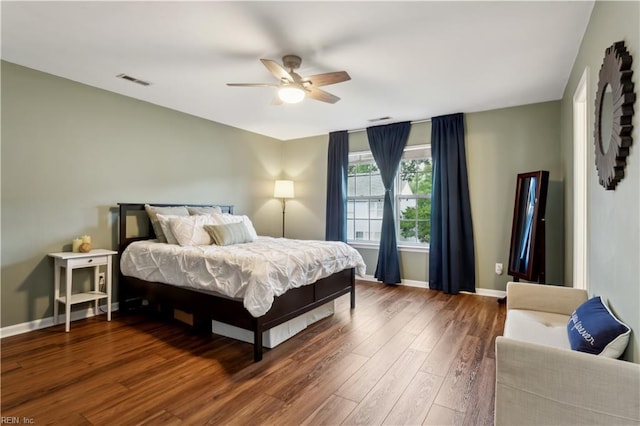 825 Wyemouth Dr, Newport News, VA 23602 - bedroom featuring wood finished floors, baseboards, and a ceiling fan