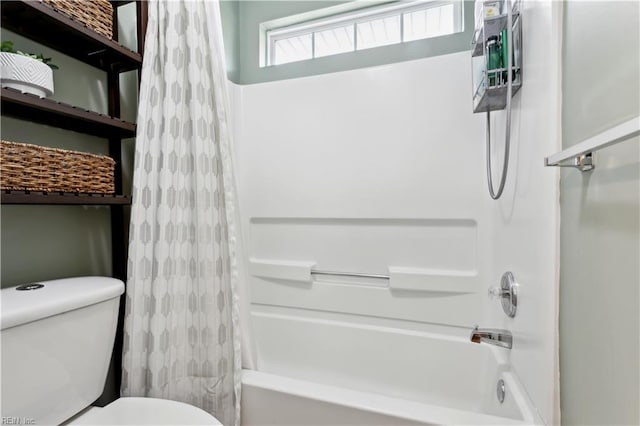 825 Wyemouth Dr, Newport News, VA 23602 - bathroom featuring shower / bath combo and toilet