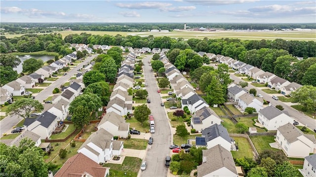 825 Wyemouth Dr, Newport News, VA 23602 - aerial view of residential area with a tree filled landscape