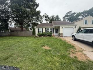 view of front of property featuring a garage and driveway