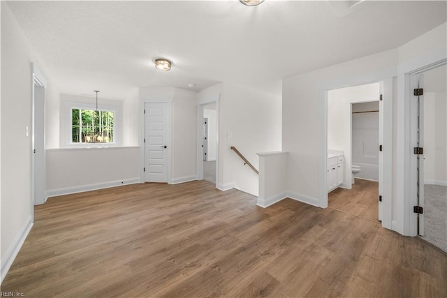 5376 Kenmere Ln, Smithfield, VA 23430 - empty room featuring light wood-type flooring and baseboards