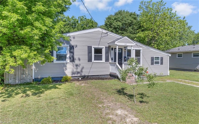 147 Ransone St, Hampton, VA 23669 - view of front of house with a front lawn